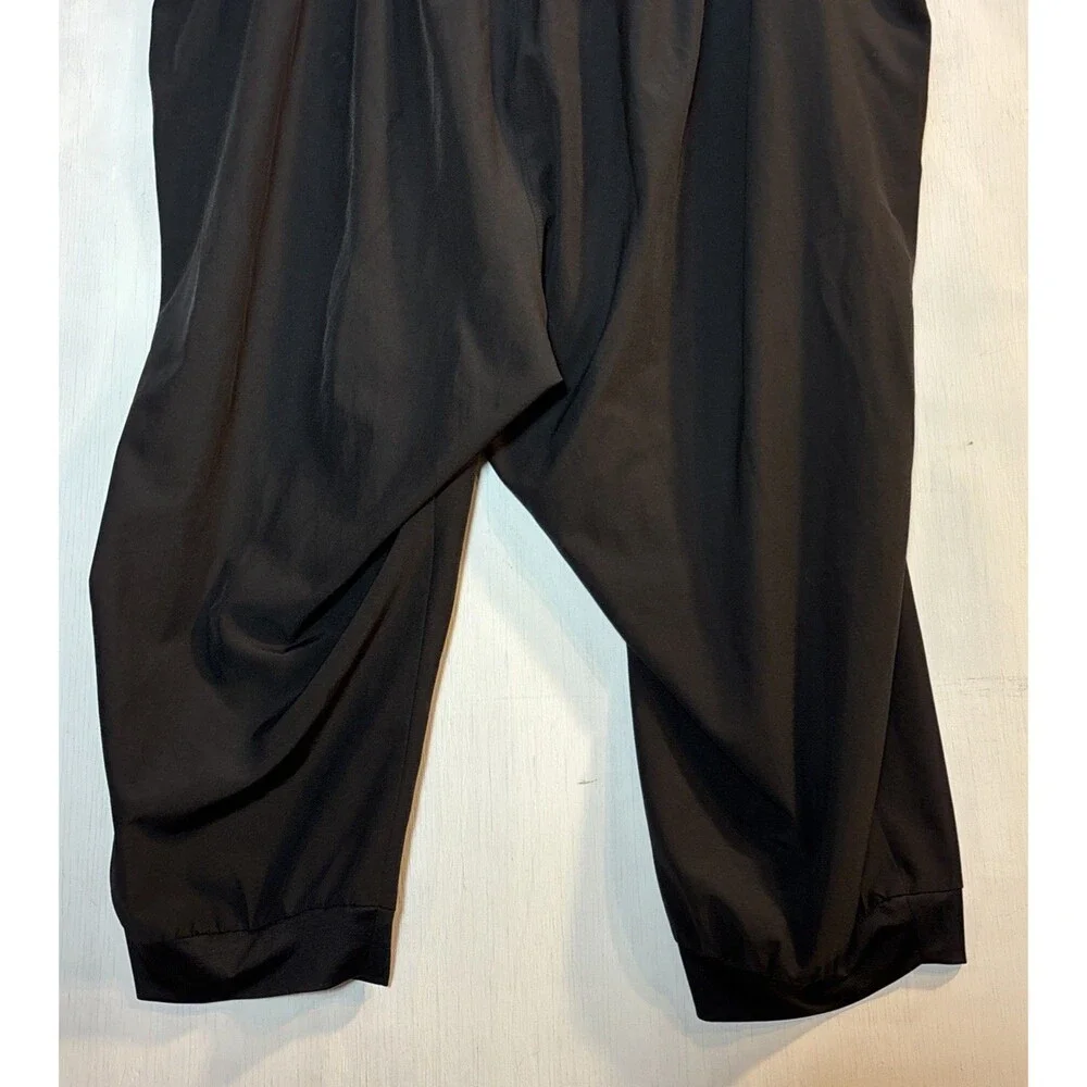 Livi by Lane Bryant Capris Trouser Elastic Lightweight Size 22/24 Black Pockets